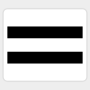 Strips - black and white. Sticker